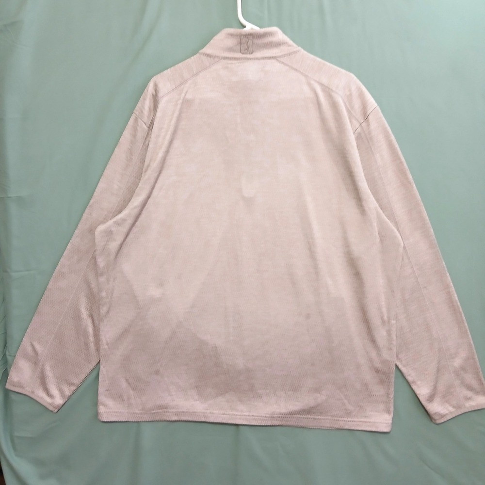 PGA TOUR Men's XL Gold Mock Neck 1/4 Zip Pullover Golf Sport Shirt Long Sleeve - Picture 10 of 16